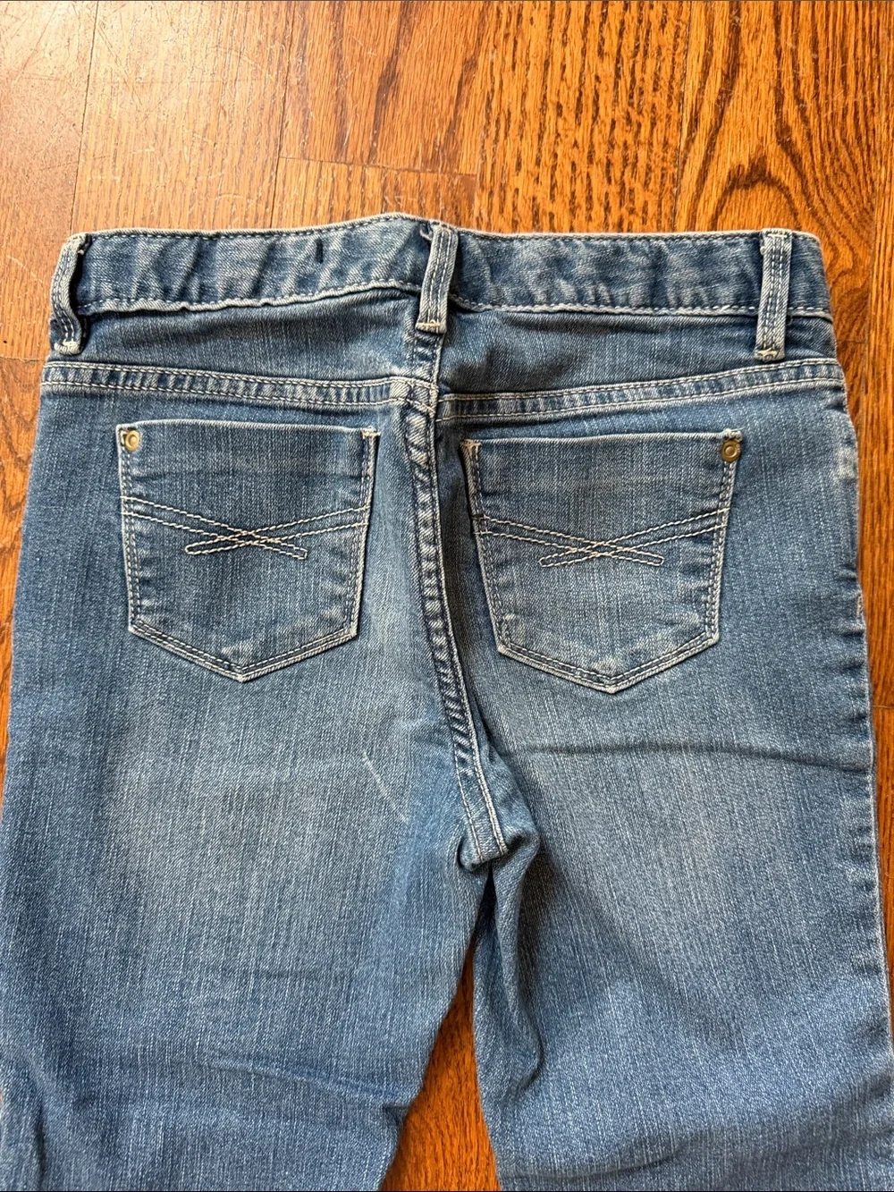 GAP Kids Blue Straight cropped stretch  Jeans